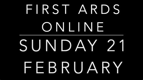 Sunday 21st February 2021 Youtube