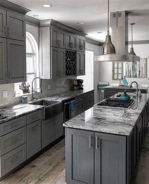 Gray Kitchen Design Ideas Decoholic Home Wallpaper