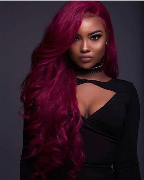 2018 Hair Color Ideas For Black Women Bold And Vibrant Hair Color