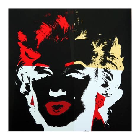 Andy Warhol Golden Marilyn Portfolio Limited Edition Suite Of 10 Silk
