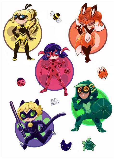 Brittanycurrieart “some Miraculous Sticker Designs ” Miraculous