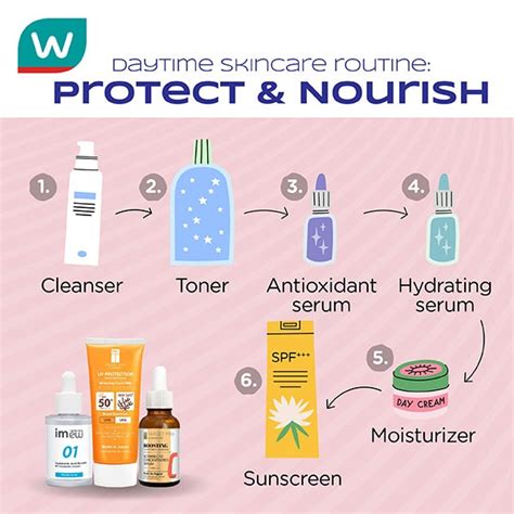 Morning Vs Night Skincare Routine Watsons Malaysia