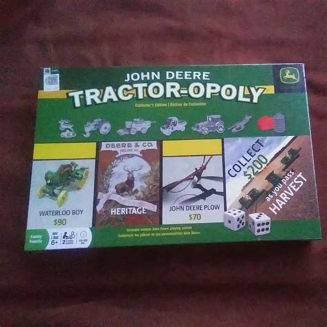 John Deere Tractor Opoly Monopoly Collectors Ed Masterpieces