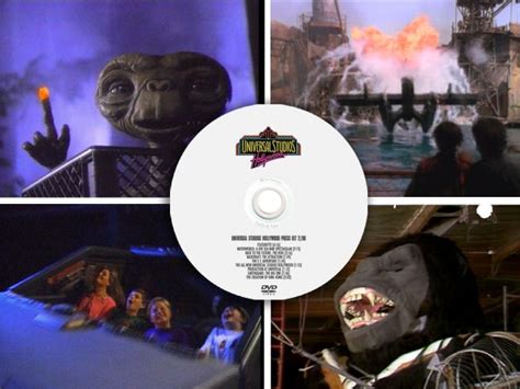 Universal Studios Hollywood Press Kit Dvd 1996 Back To The Future Ride