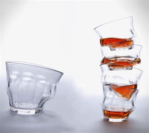 Tipsy Melting Glasses Glass Glassware Design