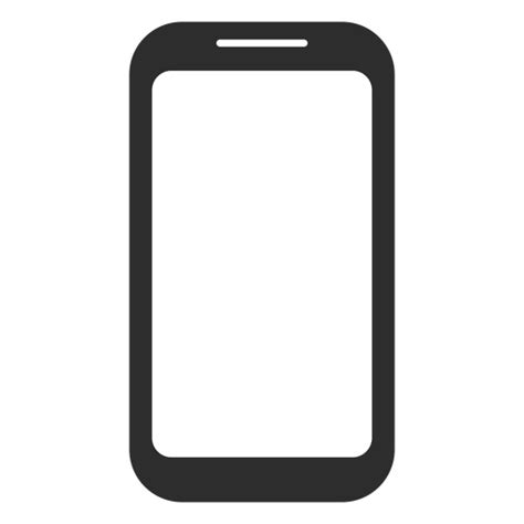 Black And White Smartphone Icon Transparent Png And Svg