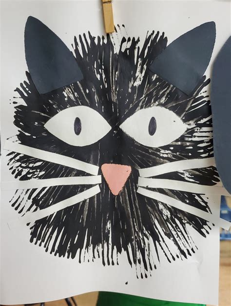 Fork Painted Black Cat Craft For Kids Artofit