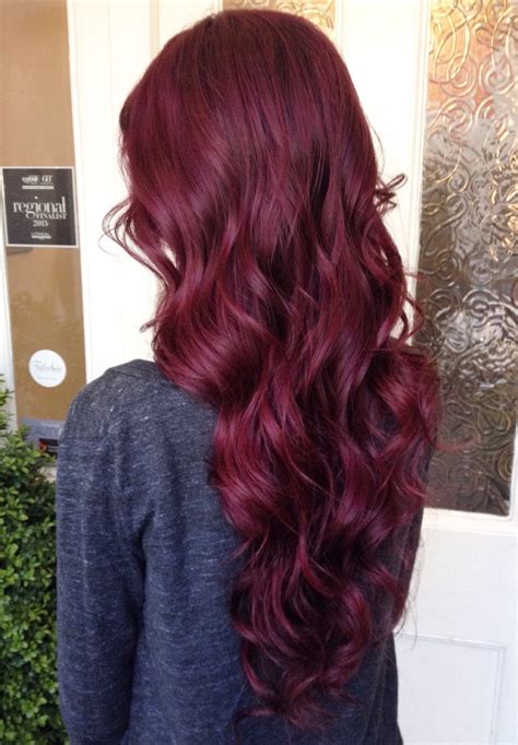 Cherry Purples With Images Dark Red Hair Color Wine