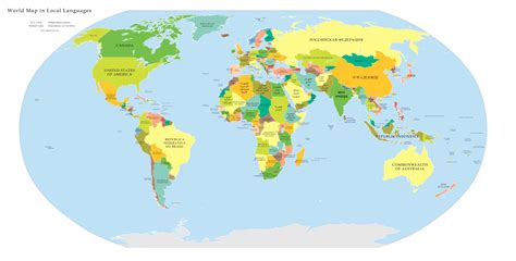 World Map Countries High Resolution