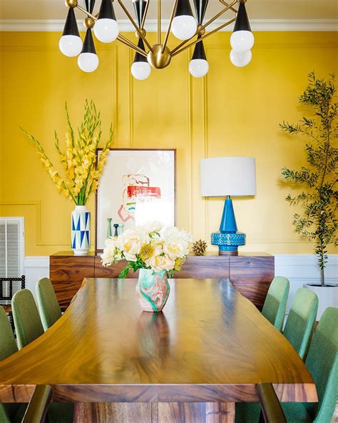Dining Room Room Interior Design Property Yellow Furniture Green