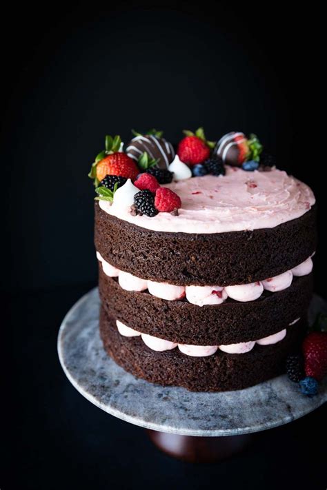 chocolate cake with strawberry buttercream wyldflour recipe chocolate strawberry cake