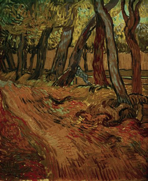 Kunstdruck Weg Im Garten Der Heilanstalt Von Vincent Van Gogh