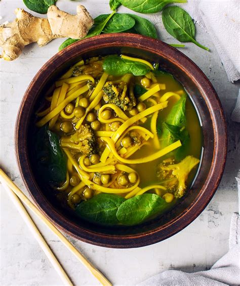 Turmeric Noodle Soup Healthy Blog