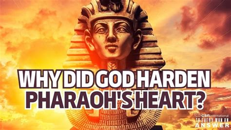 why did god harden pharaoh s heart