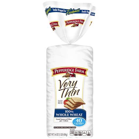 Allergen info contains wheat and their derivatives,other gluten containing grain and gluten containing grain products,soybean. Amazon.com : Pepperidge Farm Very Thin White (Pack of 2) : Prepared Food : Grocery & Gourmet Food
