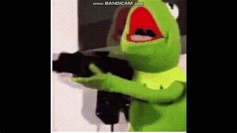 Kermit The Frog Shooting An Ak 47 With Awseome Sound Effects Youtube