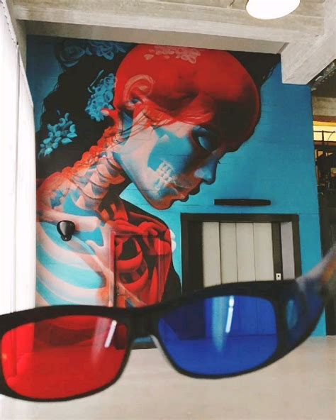Double Exposure Murals That Show Multiple Artworks With 3d Glasses Twistedsifter