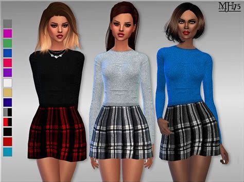 Margeh 75s S4 Wool And Tartan Outfit Sims 4 Clothing Outfits