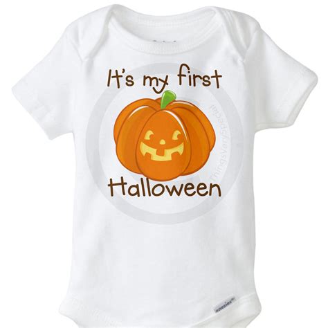 Babys First Halloween Bodysuit Its My First Halloween Onesie