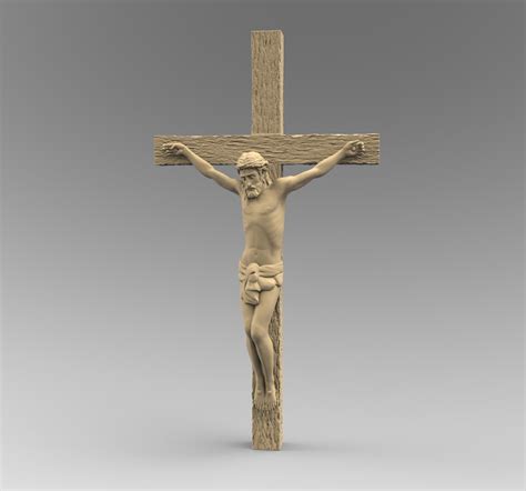 Catholic Cross Jesus 3D printable model | CGTrader
