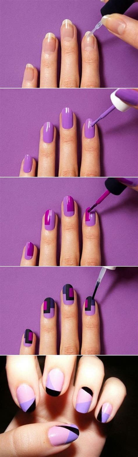 20 Easy And Fun Step By Step Nail Art Tutorials Noted List