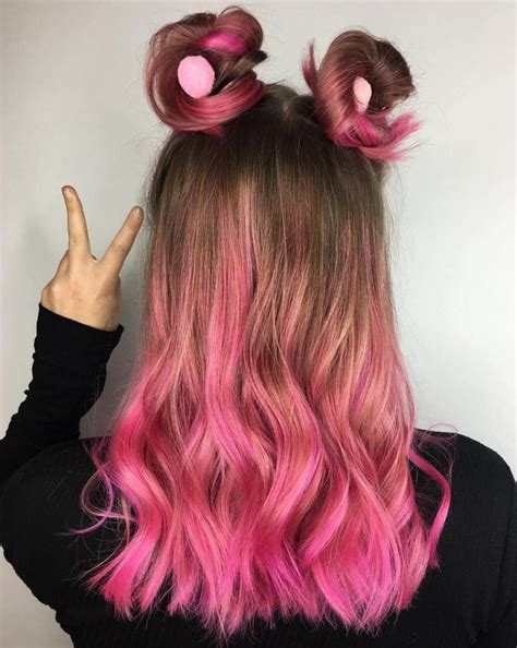 32 Cute Dyed Haircuts To Try Right Now Pink Hair Dye Hair Color Pink