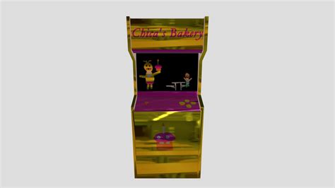 FNAF Arcade Machine Download Free D Model By Es N A F E Sketchfab