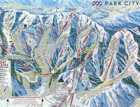 Park City Canyons Trail Map World Map