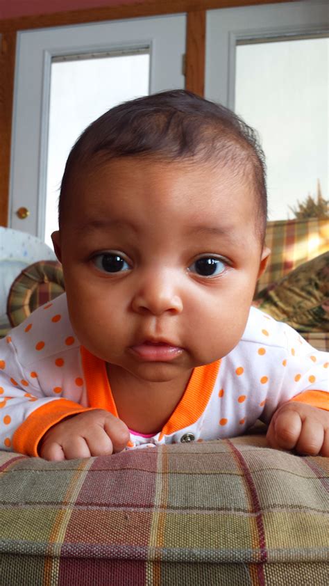 Beautiful Baby Girl With Chocolate Brown Eyes Cute Black Babies