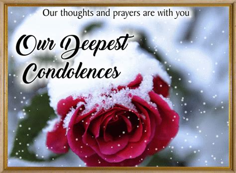 Our Deepest Condolences Ecard Free Sympathy And Condolences Ecards 123