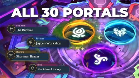 Heres All Region Portals For Tft Set 9 Youtube