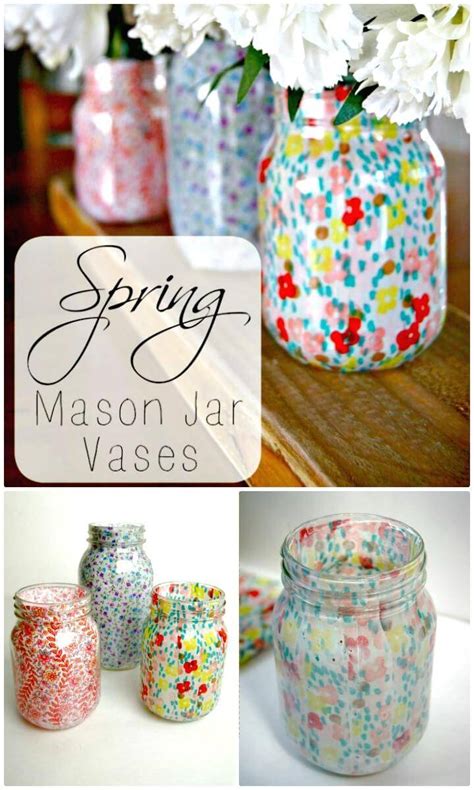 130 Easy Craft Ideas Using Mason Jars For Spring And Summer ⋆ Diy Crafts