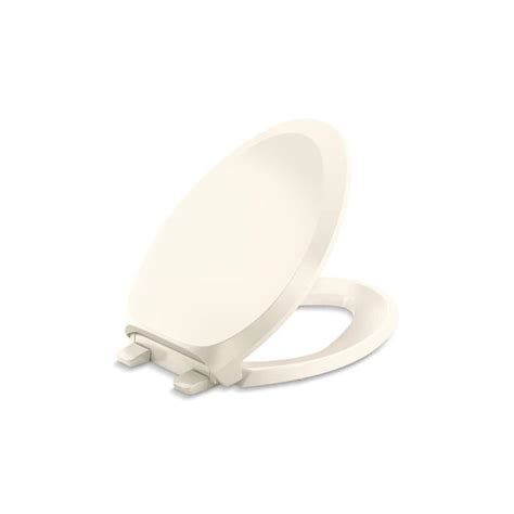 Kohler French Curve Elongated Closed Front Toilet Seat In Almond 4713