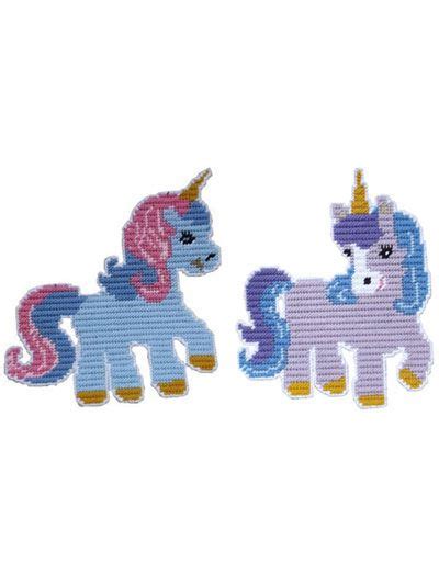 Becky winchell a member of the free pattern program! Plastic Canvas - Quick & Easy Patterns - Unicorns ...