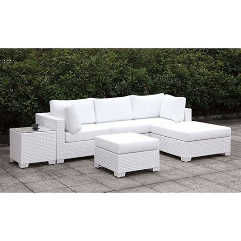 Then attached them to the back of each box with 2 1/2″ spax screws. Somani II Patio Small L-Sectional with Right Chaise and ...