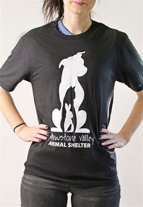Silhouette T Shirt Yellowstone Valley Animal Shelter