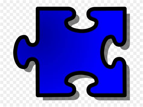 Download Blue Jigsaw Piece Piece Of Jigsaw Puzzle