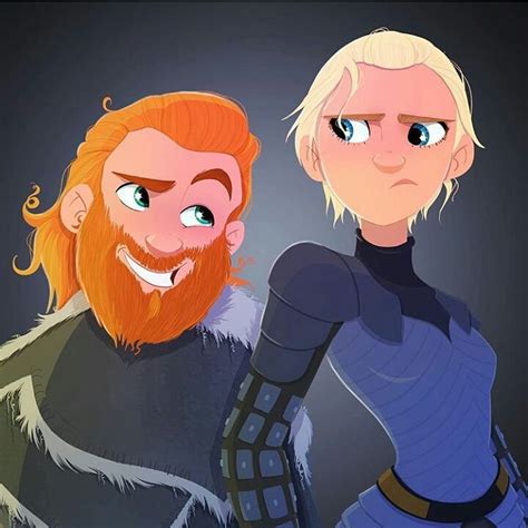 Game Of Thrones Tormund And Brienne Artwork By Susancurrydesign ° ° ° Tormund