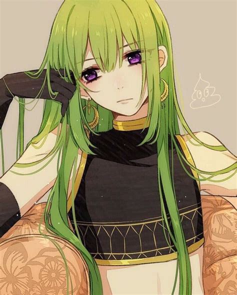 Update More Than 74 Anime Girl With Green Hair In Cdgdbentre