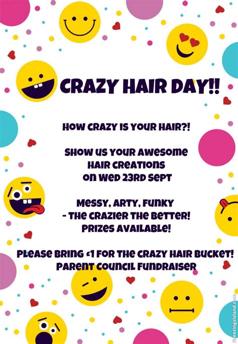 Crazy Hair Day Fnock Primary School
