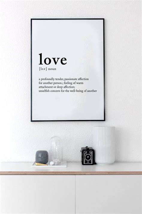 Love Definition Love Meaning Love Posters Noun Etsy