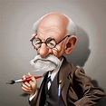 Sigmund Freud by Fernando Buigues | Caricaturas, Cunha, Pablo bernasconi