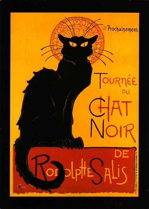 √70 Ou Plus Le Chat Noir Toulouse Lautrec 215406 Affiche Le Chat Noir