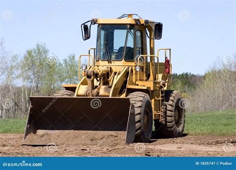 Front End Loader Working At Construction Site Earth Moving Heavy