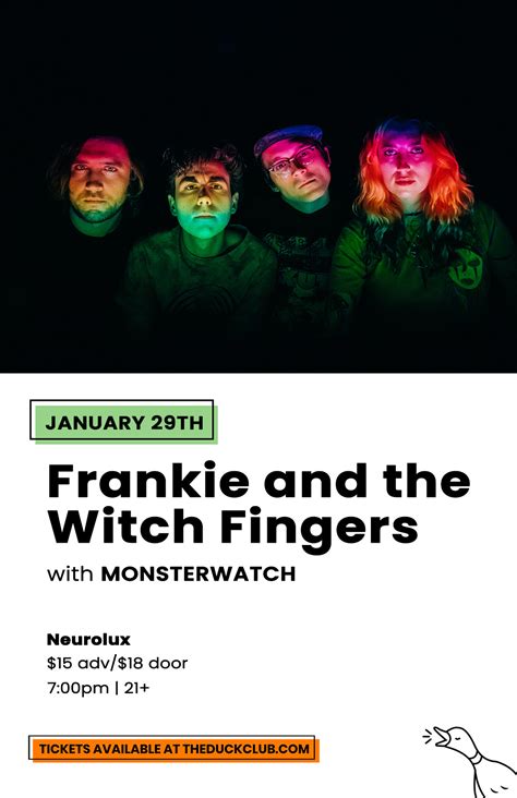 Frankie And The Witch Fingers Duck Club Presents