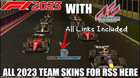 F1 2023 All Team Skins RSS Formula Hybrid 2022 Assetto Corsa