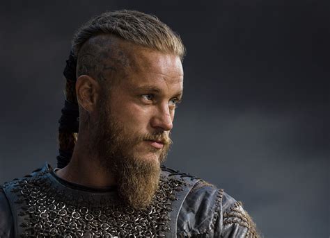 Dark Vikings Head And Shoulders Character Ragnar Black Color