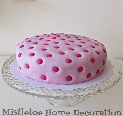 Mistletoe Home Pink Polka Dot Birthday Cake