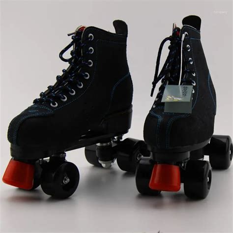 Inline And Roller Skates Japy Artificial Leather Double Line Women Men