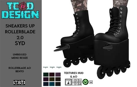 Second Life Marketplace Sneakers Up Rollerblade And Ao 20 ~ Syd Add Me Demo